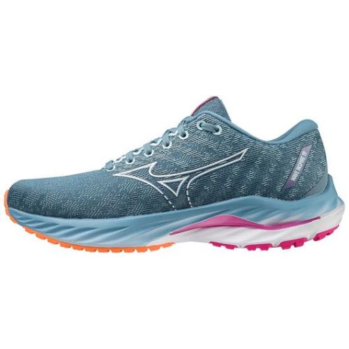 MIZUNO WOMEN'S WAVE INSPIRE 19 D RUNNING SHOE-DAZZLING BLUE-WHITE (5B00) | CANADA OUTLET