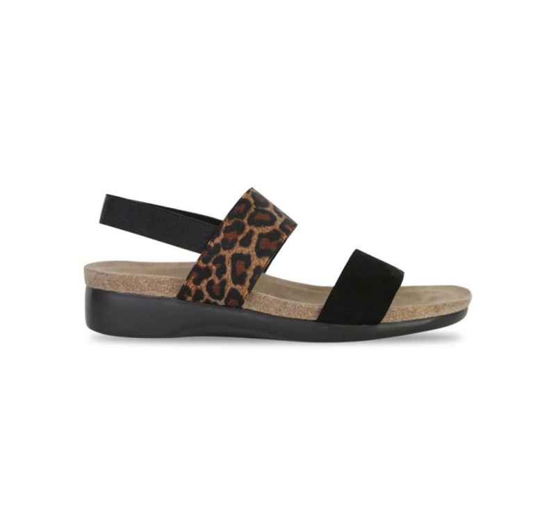 Munro Sandals | Women's Pisces-Leopard Stretch | Quick Ship!