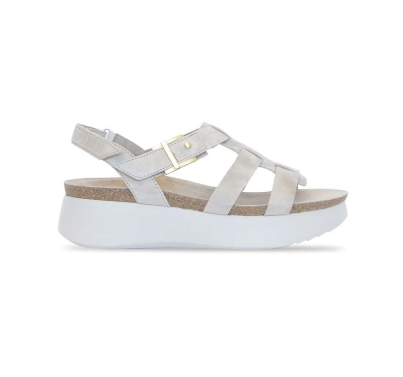 Munro Sandals | Women's Flynn-Distressed Taupe | Quick Ship!