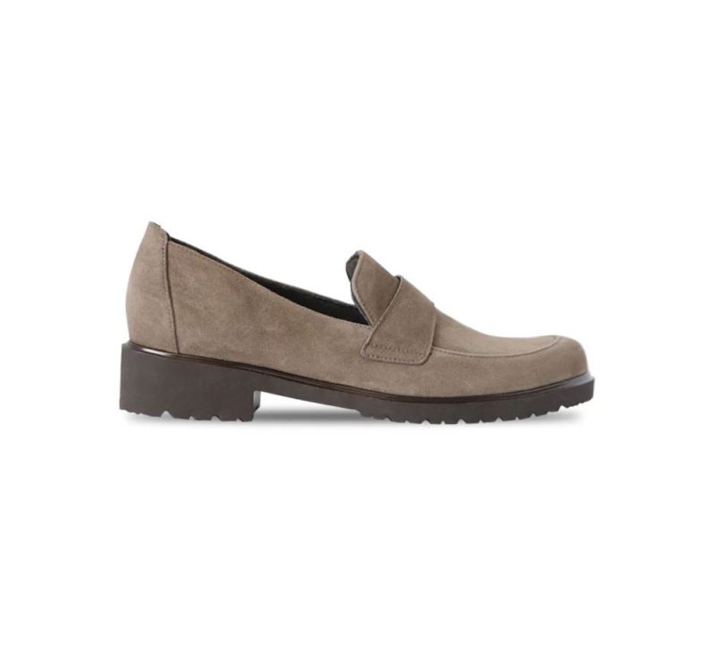 Munro Canada Outlet Women's Geena-Taupe Suede | Quick Ship!