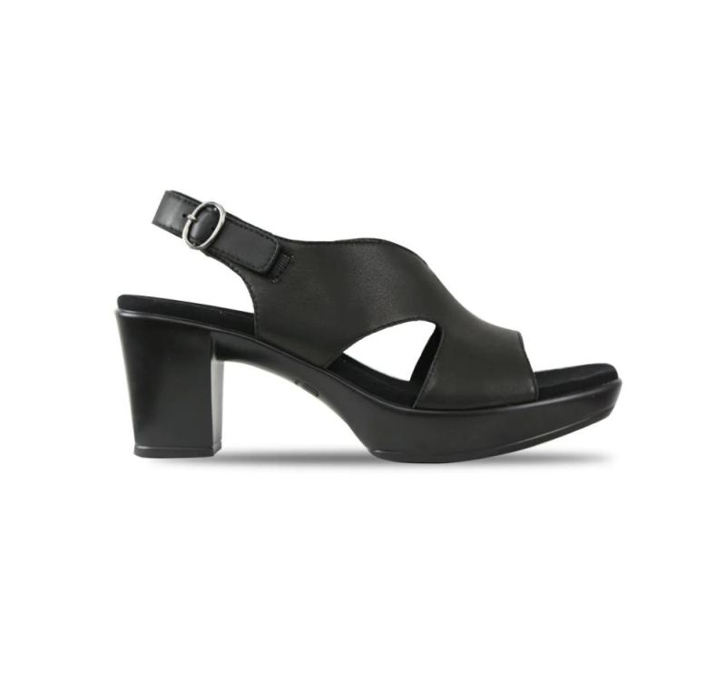 Munro Sandals | Women's Julian-Black Leather | Quick Ship!