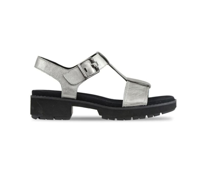 Munro Sandals | Women's Mel-Silver Metallic | Quick Ship!