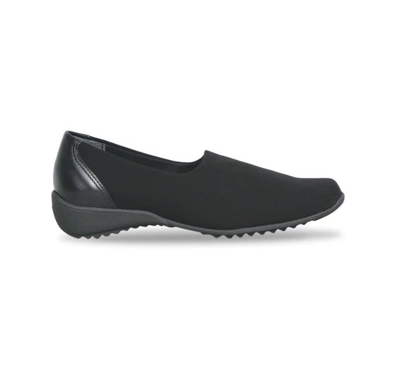Munro Canada Outlet Women's Traveler-Black Stretch Fabric | Quick Ship!