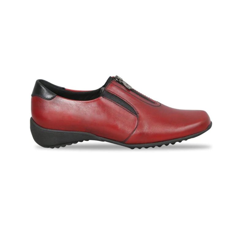 Munro Canada Outlet Women's Berkley-Red Leather | Quick Ship!