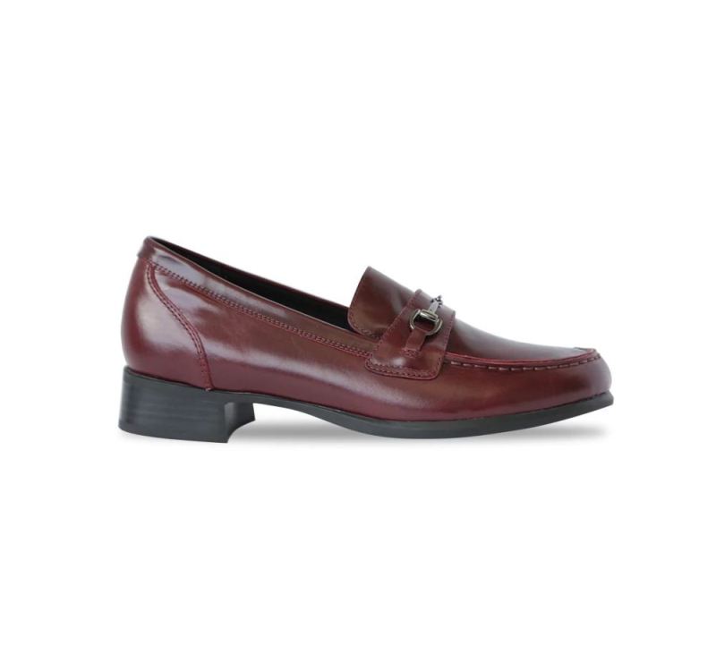 Munro Canada Outlet Women's Gryffin-Wine Glazed Calf | Quick Ship!