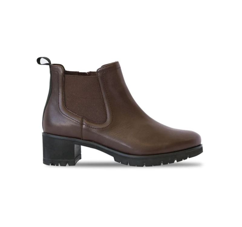 Munro Boots | Women's Darcy-Chocolate Tumbled Leather | Quick Ship!