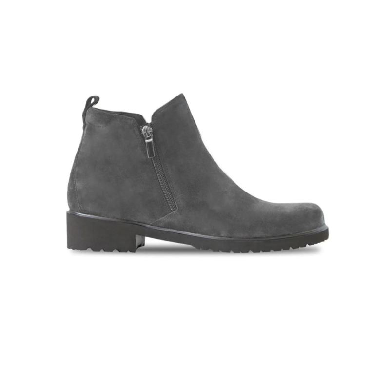 Munro Boots | Women's Rourke-Charcoal Suede | Quick Ship!