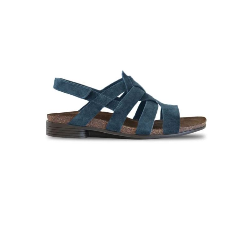 Munro Sandals | Women's Corine-Blue Suede | Quick Ship!