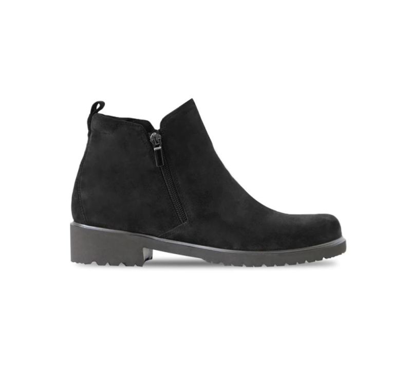 Munro Boots | Women's Rourke-Black Suede | Quick Ship!