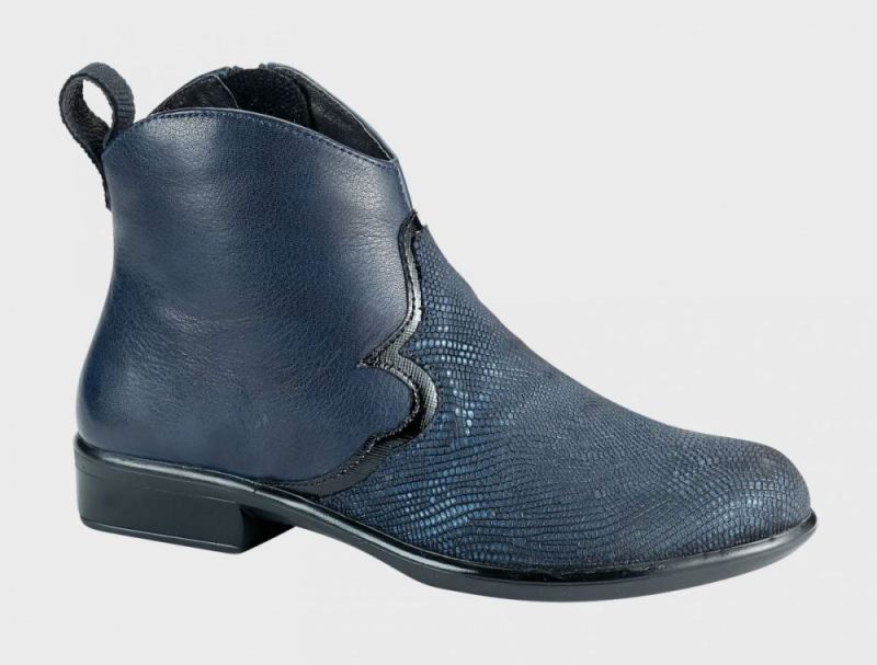 Naot | Sirocco-Navy Reptile / Ink / Black Luster
