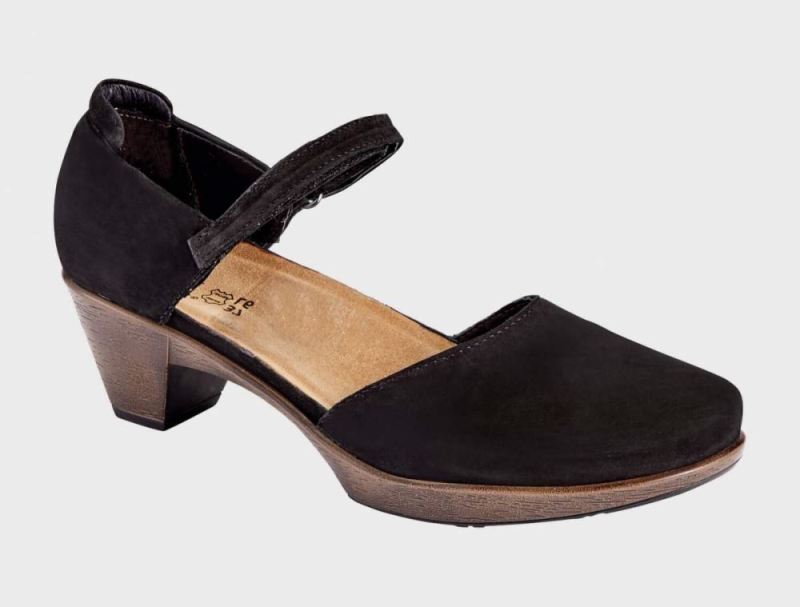 Naot | Karma-Black Velvet Nubuck