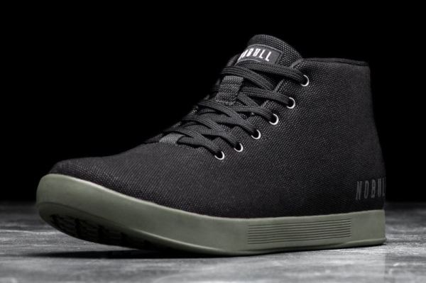 NOBULL WOMEN'S SHOES BLACK IVY CANVAS MID TRAINER | CANADA OUTLET