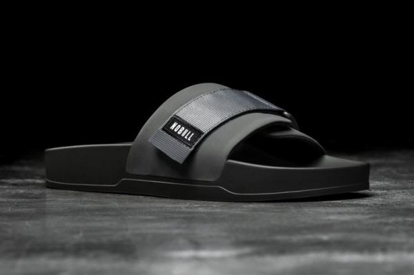 NOBULL WOMEN'S SHOES DARK GREY ADJUSTABLE SLIDE | CANADA OUTLET