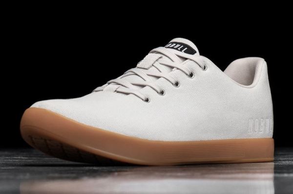 NOBULL MEN'S SHOES IVORY GUM CANVAS TRAINER | STYLISH OUTLET