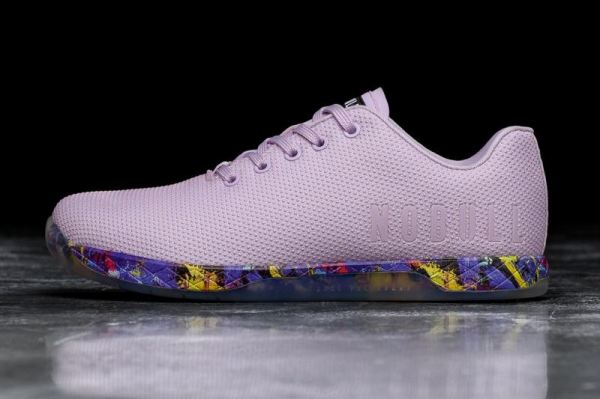 NOBULL MEN'S SHOES LAVENDER SPLATTER TRAINER | STYLISH OUTLET