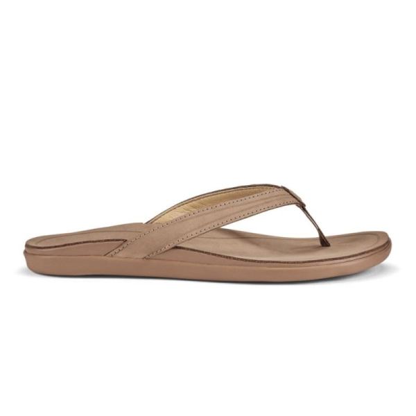 Olukai | Aukai Women's Leather Sandals - Tan