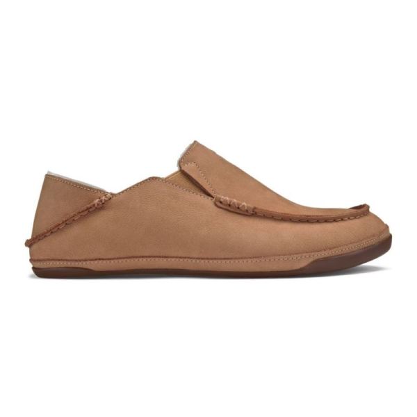 Olukai | Kipuka Hulu Men's Leather Slippers - Natural