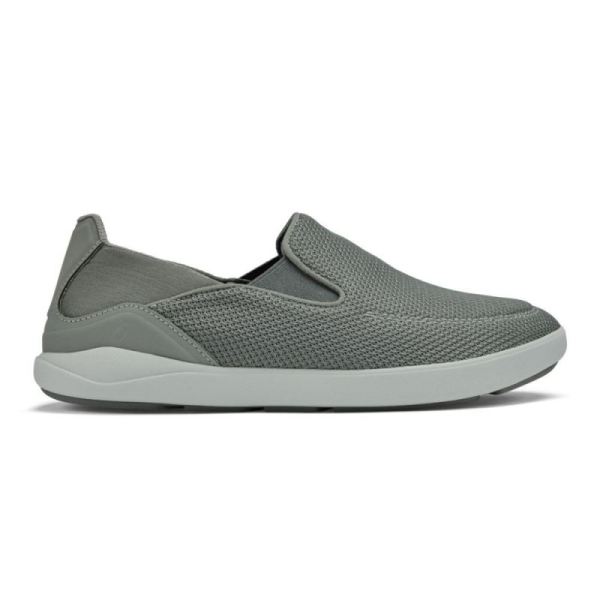 Olukai | Nohea Pae Men's Slip-On Sneakers - Fog