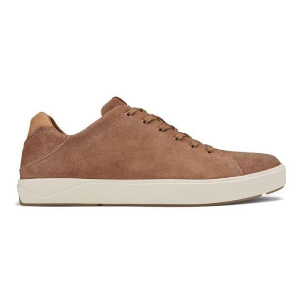 Olukai | Lae'ahi Li Kala Men's Leather Sneakers - Tan