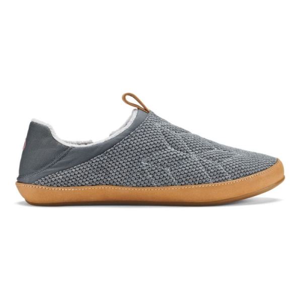 Olukai | Lania Kilohana Women's Slippers - Wind Grey / Golden Sand