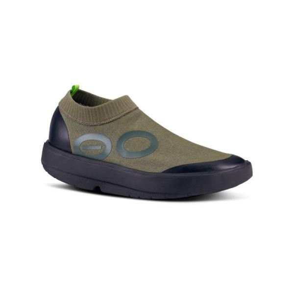 Oofos Shoes Men's OOmg eeZee Mid Shoe - Black & Green