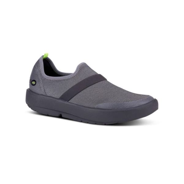 Oofos Shoes Women's OOmg Fibre Low Shoe - Black Gray