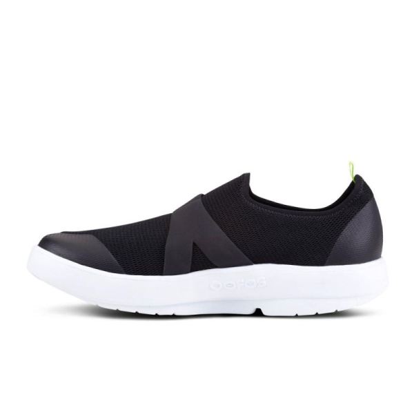 Oofos Shoes Men's OOmg Low Shoe - White & Black