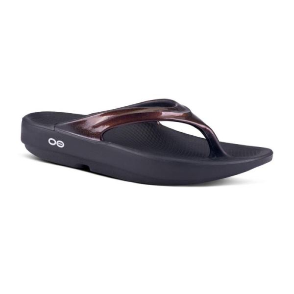 Oofos Shoes Women's OOlala Luxe Sandal - Cabernet