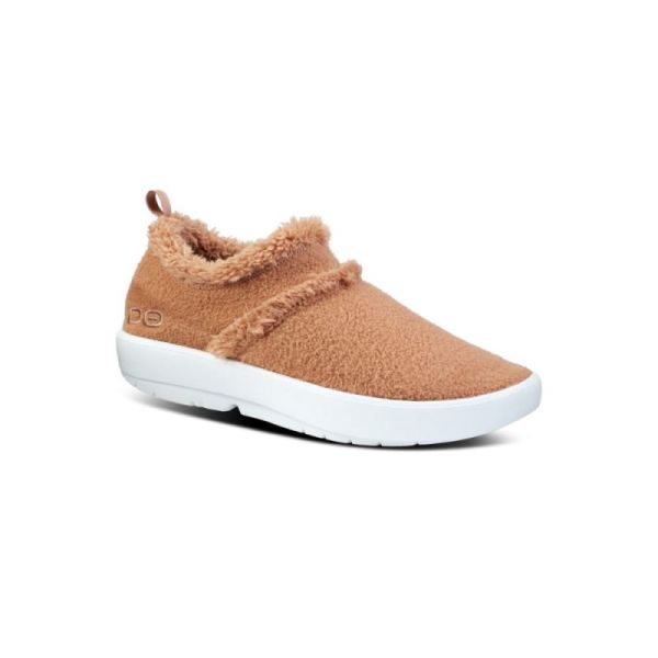 Oofos Shoes Women's OOcoozie Low Shoe - Chestnut
