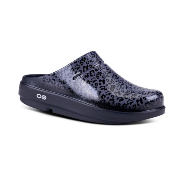 Oofos Shoes Women's OOcloog Limited Edition Clog - Gray Leopard