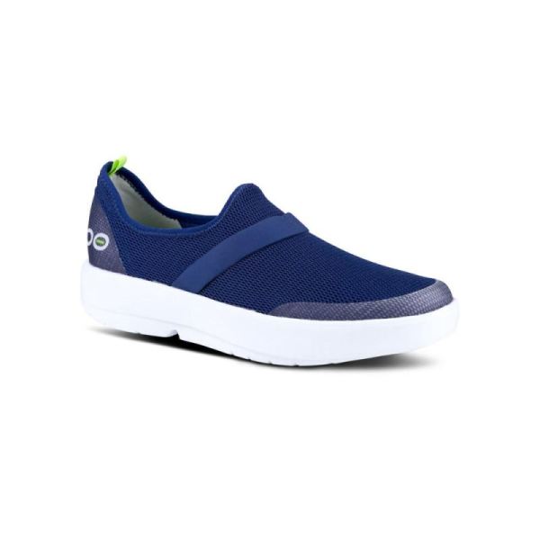 Oofos Shoes Women's OOmg Low Shoe - White Navy