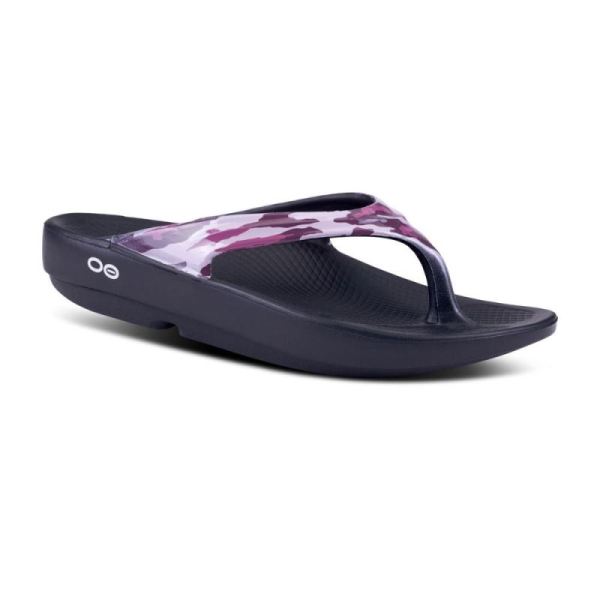 Oofos Shoes Women's OOlala Limited Sandal - Purple Camo