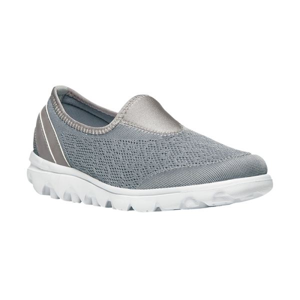 Propet | Women's TravelActive Slip-On-Silver | Special Offer | Canada Outlet