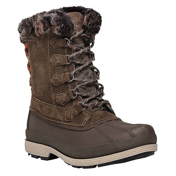 Propet | Women's Lumi Tall Lace-Brown | Quick Ship! | Canada Outlet