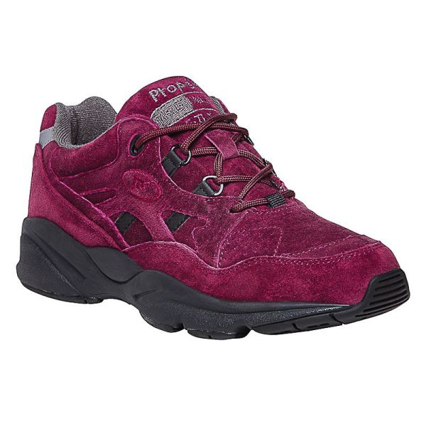 Propet | Women's Stability Walker-Berry Suede | Special Offer | Canada Outlet