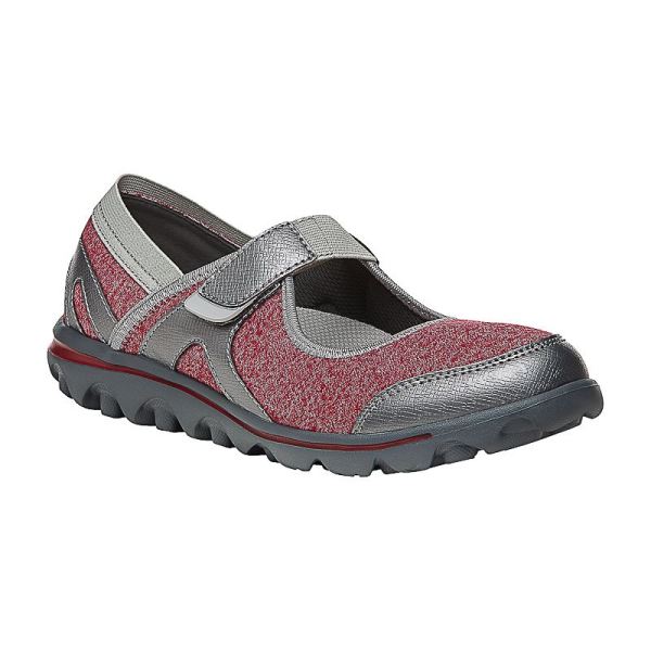 Propet | Women's Onalee-Red/Silver | Quick Ship! | Canada Outlet