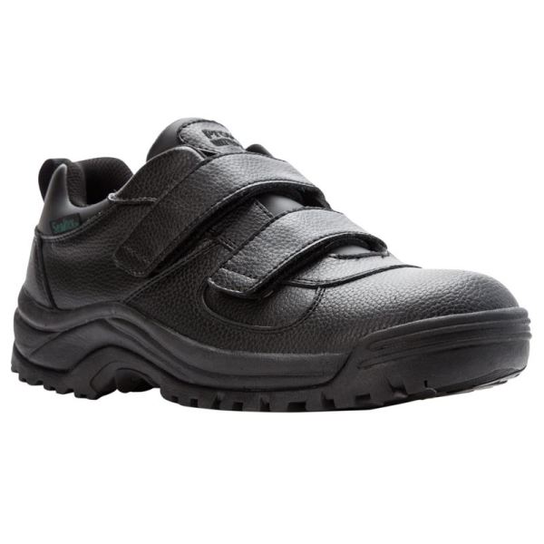 Propet | Men's Cliff Walker Low Strap-Black Grain | Special Offer | Canada Outlet