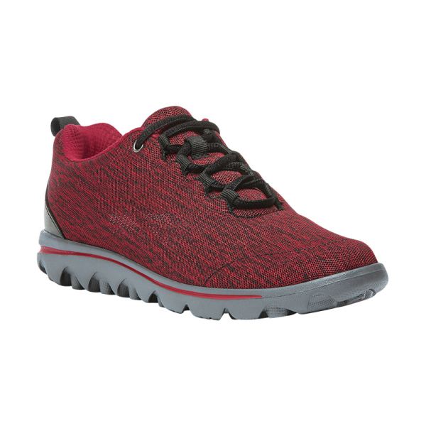 Propet | Women's TravelActiv-Black/Red Heather | Special Offer | Canada Outlet
