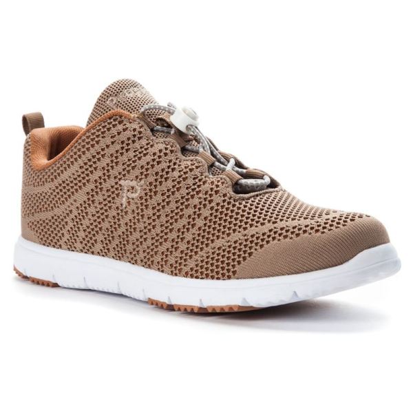 Propet | Women's TravelWalker EVO-Taupe/Sienna | Quick Ship! | Canada Outlet