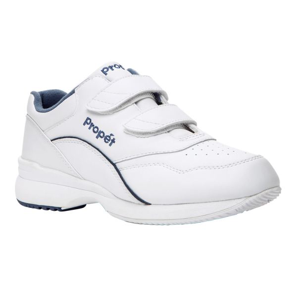 Propet | Women's Tour Walker Strap-White/Blue | Special Offer | Canada Outlet