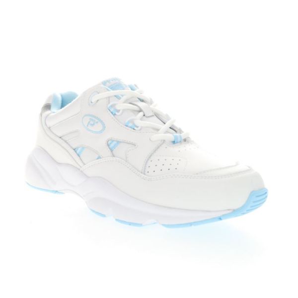 Propet | Women's Stability Walker-White/Lt Blue | Special Offer | Canada Outlet