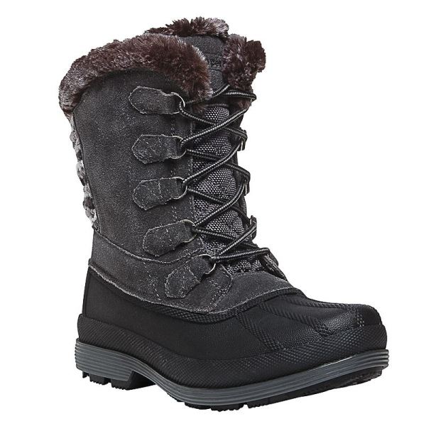 Propet | Women's Lumi Tall Lace-Grey | Quick Ship! | Canada Outlet