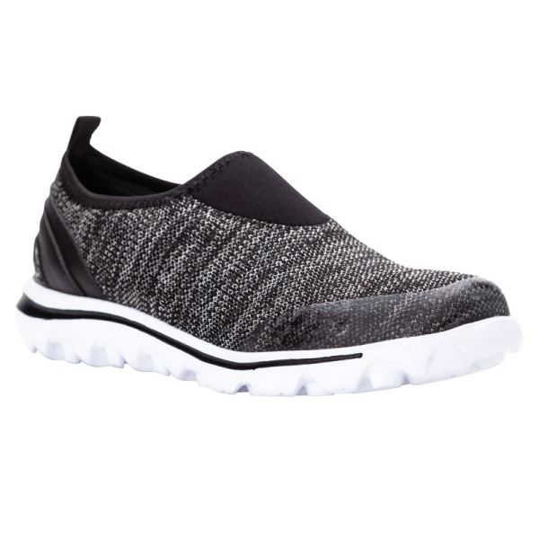 Propet | Women's TravelActive Slip-On-Black Heather | Special Offer | Canada Outlet