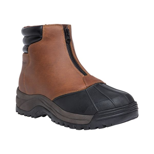 Propet | Men's Blizzard Mid Zip-Brown/Black | Special Offer | Canada Outlet
