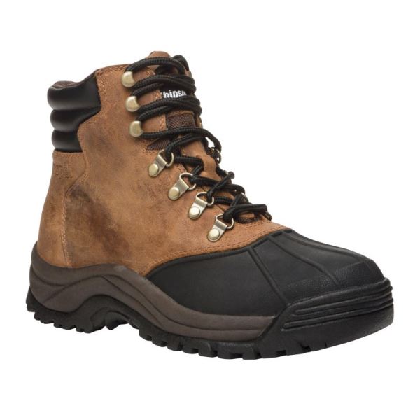 Propet | Men's Blizzard Mid Lace-Brown/Black | Special Offer | Canada Outlet