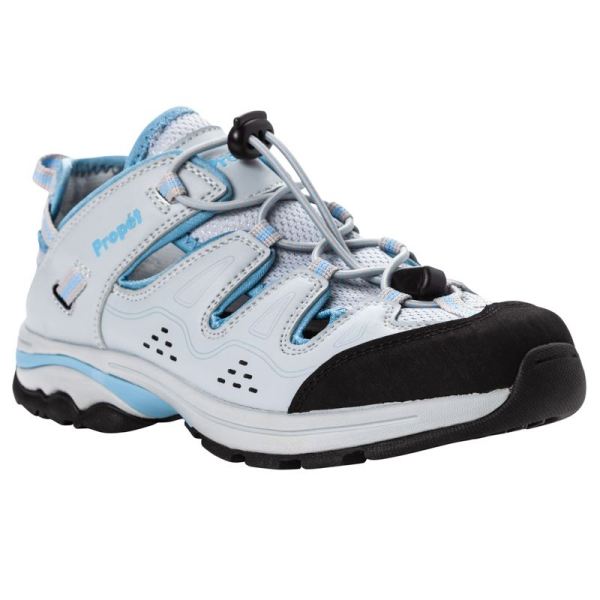 Propet | Women's Piper-Lt Grey/Lt Blue | Quick Ship! | Canada Outlet