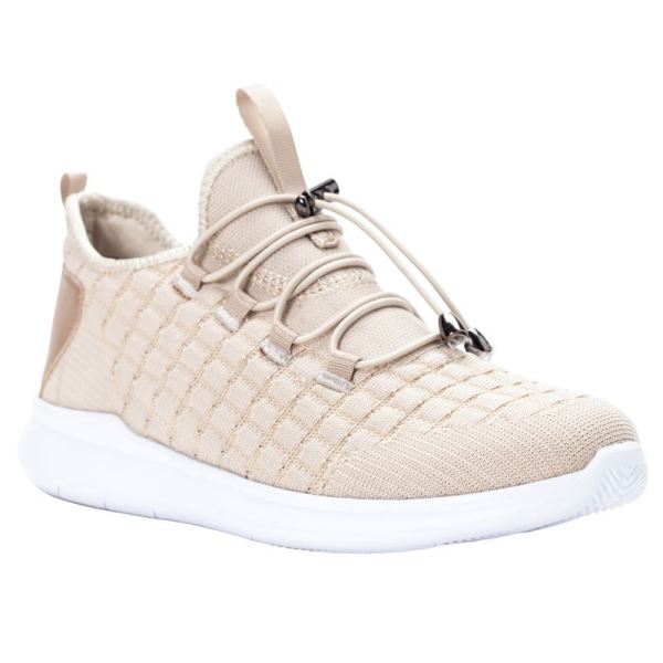 Propet | Women's TravelBound-Cream Metallic | Quick Ship! | Canada Outlet