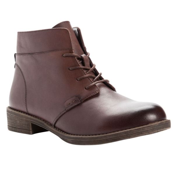 Propet | Women's Tatum Lace Bootie-Brown | Quick Ship! | Canada Outlet