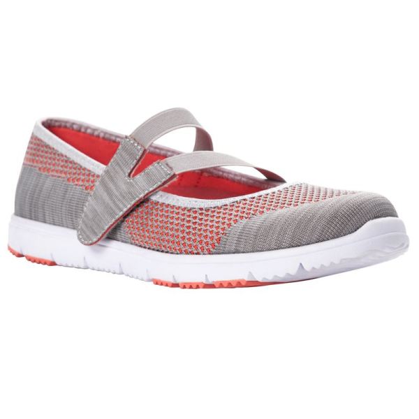 Propet | Women's TravelWalker EVO Mary Jane-Lt Grey | Quick Ship! | Canada Outlet