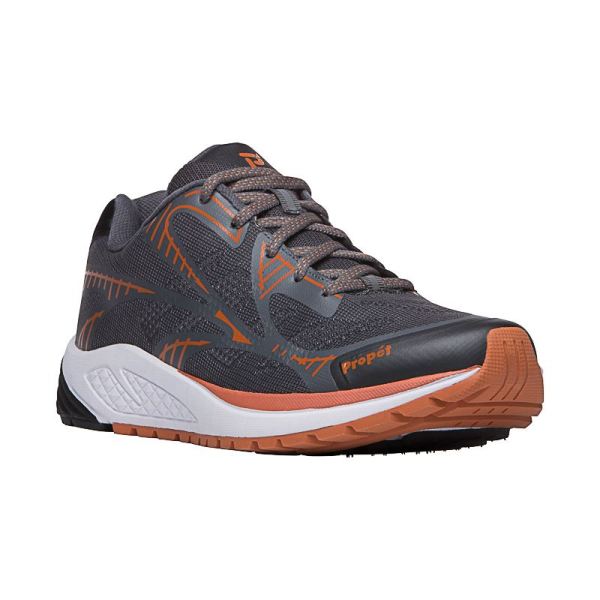 Propet | Men's Propet One LT-Dark Grey/Burnt Orange | Special Offer | Canada Outlet
